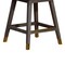 Armen Living Basila Swivel Counter Stool in Gray Oak Wood Finish with Gray Fabric 840254332232 - alternate 4